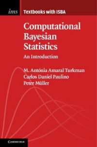 計算ベイズ統計学（テキスト）<br>Computational Bayesian Statistics : An Introduction (Institute of Mathematical Statistics Textbooks)