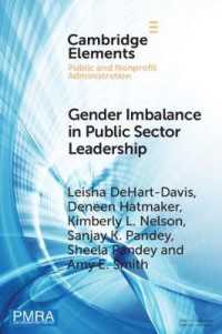 Gender Imbalance in Public Sector Leadership (Elements in Public and Nonprofit Administration)