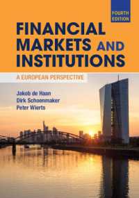 ヨーロッパの金融市場と制度（第４版）<br>Financial Markets and Institutions : A European Perspective （4TH）