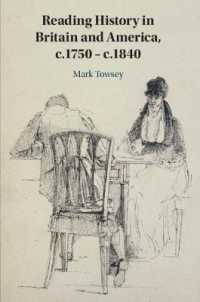 英米の歴史書と読者1750-1840年<br>Reading History in Britain and America, c.1750-c.1840