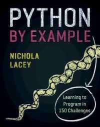 実践で学ぶPython：150のプログラム課題に挑戦<br>Python by Example : Learning to Program in 150 Challenges