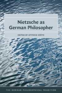 ドイツ哲学の中のニーチェ：英訳ドイツ語論文集<br>Nietzsche as German Philosopher (The German Philosophical Tradition)