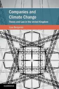Companies and Climate Change : Theory and Law in the United Kingdom (Cambridge Studies on Environment, Energy and Natural Resources Governance)
