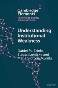 Understanding Institutional Weakness : Power and Design in Latin American Institutions (Elements in Politics and Society in Latin America)