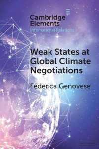 Weak States at Global Climate Negotiations (Elements in International Relations)