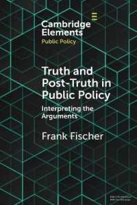 Truth and Post-Truth in Public Policy (Elements in Public Policy)