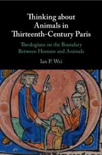 Thinking about Animals in Thirteenth-Century Paris : Theologians on the Boundary between Humans and Animals