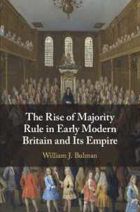 多数決の時代：近代初期の大英帝国と世界<br>The Rise of Majority Rule in Early Modern Britain and Its Empire