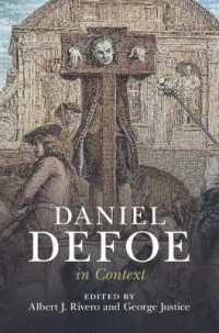 デフォー研究のコンテクスト<br>Daniel Defoe in Context (Literature in Context)