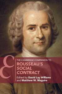 ケンブリッジ版　ルソー『社会契約論』必携<br>The Cambridge Companion to Rousseau's Social Contract (Cambridge Companions to Philosophy)