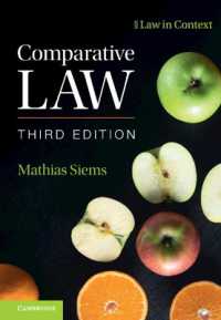 比較法（第３版）<br>Comparative Law (Law in Context) （3RD）