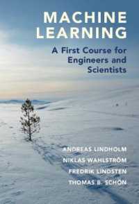 理工系研究者のための機械学習ファーストコース<br>Machine Learning : A First Course for Engineers and Scientists