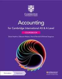 Cambridge International AS & a Level Accounting Coursebook with Digital Access (2 Years) （3RD）