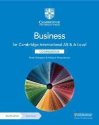 Cambridge International AS & a Level Business Coursebook with Digital Access (2 Years) （4TH）