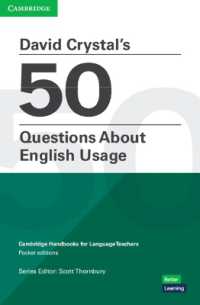David Crystal's 50 Questions about English Usage Pocket Editions (Cambridge Handbooks for Language Teachers)