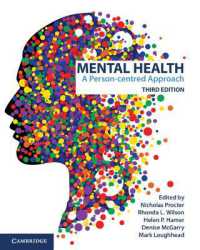 精神医学：人間中心アプローチ（第３版）<br>Mental Health : A Person-centred Approach （3RD）