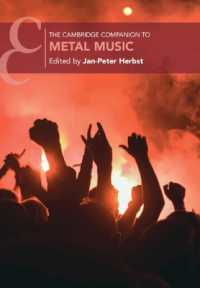 ケンブリッジ版　メタル音楽必携<br>The Cambridge Companion to Metal Music (Cambridge Companions to Music)