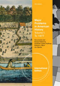 Major Problems in American History, Volume I, International Edition （3RD）
