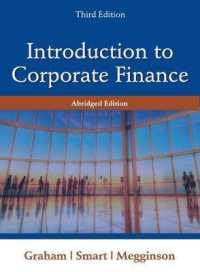 Introduction to Financial Management, International Edition (with Thomson ONE - Business School Edition 6-Month Printed Access Card and Economic CourseMate with eBook Printed Access Card) （3RD）