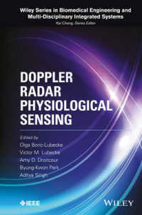 Doppler Radar Physiological Sensing (Wiley Series in Biomedical Engineering and Multi-disciplinary Integrated Systems)