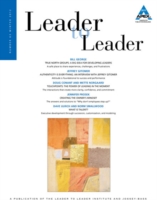 Leader to Leader : Winter 2012 (J-b Single Issue Leader to Leader) 〈63〉