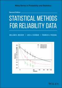 信頼性データ分析のための統計学的手法（第２版）<br>Statistical Methods for Reliability Data (Wiley Series in Probability and Statistics) （2ND）