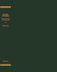 有機合成累積版・第１２版<br>Organic Syntheses : Collective: a Revised Edition of Annual Volumes 85-89 (Organic Syntheses Collective Volume) 〈12〉