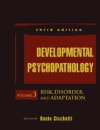Developmental Psychopathology : Maladaptation and Psychopathology 〈3〉 （3TH）