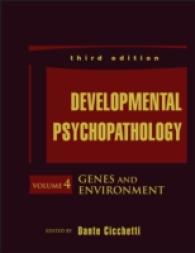 Developmental Psychopathology : Risk, Resilience, and Intervention 〈4〉 （3TH）