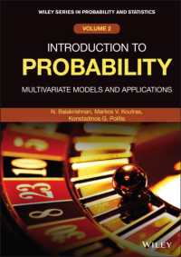 確率入門：多変量モデルと応用<br>Introduction to Probability : Multivariate Models and Applications (Wiley Series in Probability and Statistics)