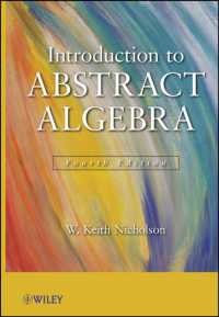 抽象代数学入門（第４版）<br>Introduction to Abstract Algebra （4TH）