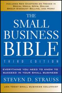 中小企業経営バイブル（第３版）<br>The Small Business Bible : Everything You Need to Know to Succeed in Your Small Business （3RD）