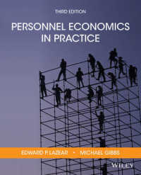 人材の経済学の実際（第３版）<br>Personnel Economics in Practice （3TH）