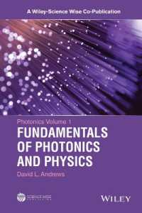 フォトニクス：科学的基礎、技術と応用（全４巻）<br>Photonics (4-Volume Set) (Photonics)