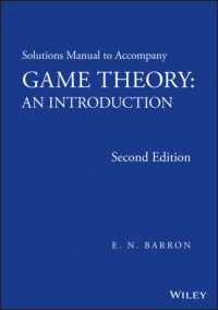 Solutions Manual to Accompany Game Theory : An Introduction