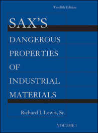 Saxs Dangerous Properties of Industrial Materials 〈1〉 （12TH）
