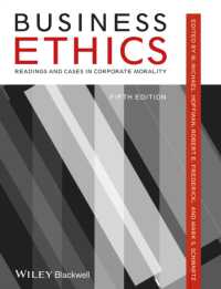経営倫理：読本と事例（第５版）<br>Business Ethics : Readings and Cases in Corporate Morality （5TH）