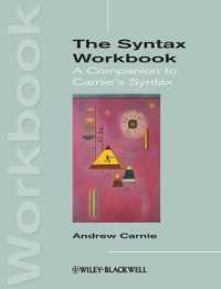 統語論ワークブック<br>The Syntax Workbook : A Companion to Carnie's Syntax