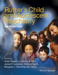 ラター小児・青年精神医学（第６版）<br>Rutter's Child and Adolescent Psychiatry （6TH）