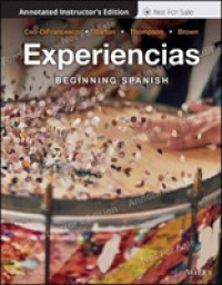 Experiencias : Intermediate Spanish Annotated Instructor's Edition