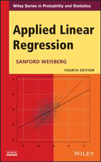 応用線形回帰分析（第４版）<br>Applied Linear Regression (Wiley Series in Probability and Statistics) （4TH）