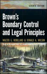 Brown's Boundary Control and Legal Principles -- Hardback （7 Rev ed）