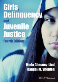 少女、非行と少年司法（第４版）<br>Girls, Delinquency, and Juvenile Justice （4TH）