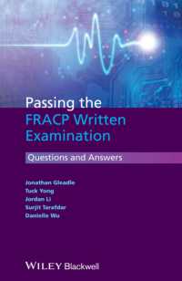 Passing the FRACP Written Examination : Questions and Answers （1ST）
