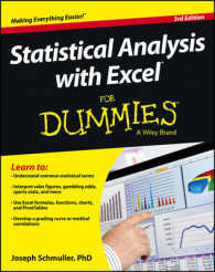 Statistical Analysis with Excel for Dummies (For Dummies (Computer/tech)) （3TH）