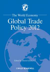 The World Economy : Global Trade Policy 2012 (World Economy Special Issues)
