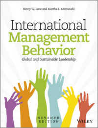 国際経営行動（第７版）<br>International Management Behavior : Global and Sustainable Leadership （7TH）