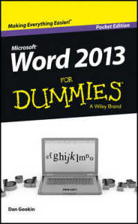 Word 2013 for Dummies （Pocket）