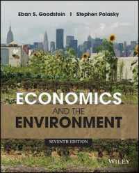 経済学と環境（第７版・テキスト）<br>Economics and the Environment （7TH）