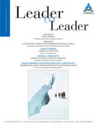 Leader to Leader (LTL), Winter 2013 (J-b Single Issue Leader to Leader)